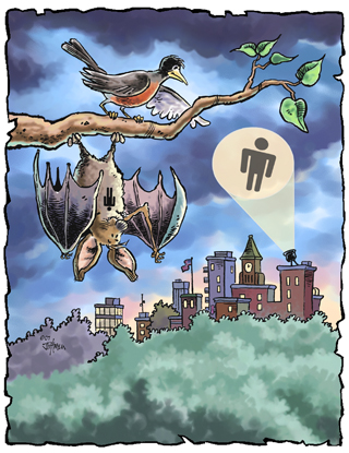 Manbat and Robin