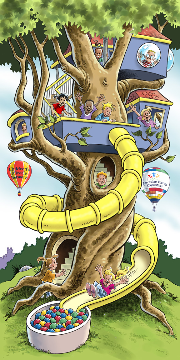 Pitt County Hospital Pediatric Wing art