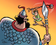 David and Goliath